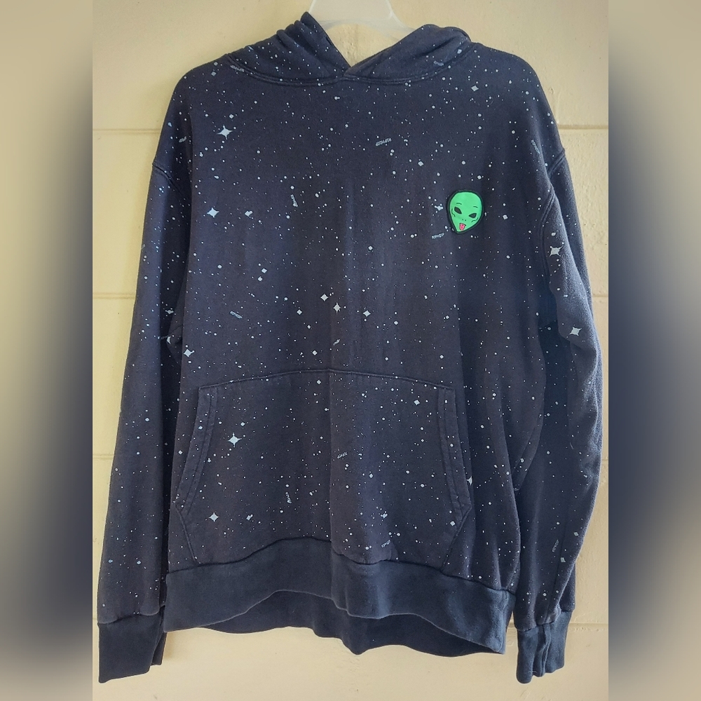RIPNDIP Men's Large Alien Hoodie